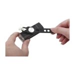 Luz COB para el manillar de la bicicleta con carga USB color negro novena vista