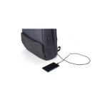 Mochila antirrobo de plástico resistente para PC de 15'' color negro octava vista