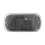 Ratón inalámbrico personalizado antibacteriano impresión a todo color color negro tercera vista