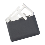 Herramienta multifunción en forma de tarjeta ToolCard color negro quinta vista