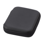 Set de herramientas corporativas en estuche de cuero sintético color negro primera vista