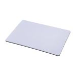 Alfombrilla de ratón de goma para imprimir a todo color color blanco cuarta vista
