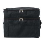 Bolsas isotérmicas personalizadas con dos compartimentos RPET IceCube color negro primera vista