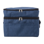 Bolsas isotérmicas personalizadas con dos compartimentos RPET IceCube color azul primera vista