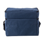 Bolsas isotérmicas personalizadas con dos compartimentos RPET IceCube color azul tercera vista