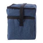 Bolsas isotérmicas personalizadas con dos compartimentos RPET IceCube color azul cuarta vista