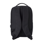Mochilas para portátil recicladas con USB 16'' Power RPET color negro tercera vista