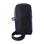 Bolsa bandolera personalizada grande de poliéster 600D con correa color azul tercera vista