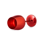 Copa de aluminio en colores metalizados con capacidad de 540ml tercera vista