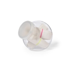 Set de marcadores fluorescentes presentados en bote transparente color multicolor primera vista