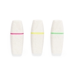 Set de marcadores fluorescentes presentados en bote transparente color multicolor quinta vista