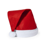 Clásico gorro navideño de Papá Noel de RPET personalizado con tu logo segunda vista