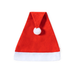 Clásico gorro navideño de Papá Noel de RPET personalizado con tu logo tercera vista