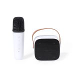 Set karaoke con altavoz 5W y micrófono con conexión Bluetooth color blanco primera vista