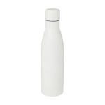 Botella térmica de acero inoxidable reciclado 500ml color blanco tercera vista