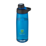 Botella CamelBak® de tritán reciclado con tapón magnético 750ml color azul real vista impresión tampografía