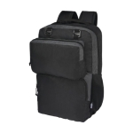 Mochila de poliéster reciclado para PC con riñonera extraíble 15'' color negro