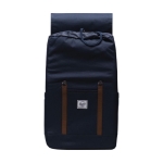 Mochila reciclada Herschel Retreat para PC 15'' y multiuso color azul marino tercera vista frontal