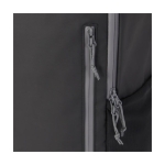 Mochila reciclada impermeable con respaldo acolchado para PC 15'' color negro vista detalle 1