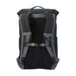 Mochila reciclada impermeable para PC con varios bolsillos 15,6'' color negro segunda vista trasera