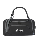 Mochila deportiva reciclada resistente al agua con varios bolsillos vista principal