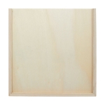 Rompecabezas de madera de haya con 14 piezas en caja deslizante color natural segunda vista frontal