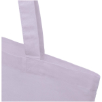 Bolsa de algodón reciclado GRS para merchandising 140 g/m2 color lila vista detalle 1