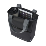 Bolsa de compras de poliéster reciclado multiuso para PC 14'' color negro segunda vista