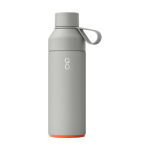 Botella termo de acero y plástico reciclado 500ml Ocean Bottle color gris