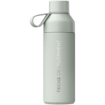 Botella termo de acero y plástico reciclado 500ml Ocean Bottle color verde claro vista impresa logo 2