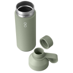 Botella termo de acero y plástico reciclado 500ml Ocean Bottle color verde claro segunda vista
