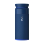 Termo de acero inoxidable y plástico reciclado 350ml Ocean Bottle color azul marino