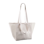 Bolsa personalizada canvas natural con asas de doble tamaño 220 g/m2 color natural quinta vista