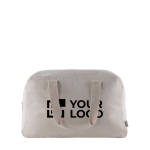 Bolsa de viaje de algodón canvas reciclado con asas a juego 280 g/m2 color natural vista principal