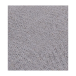 Neceser de doble cara de algodón y yute con cremallera dorada color natural cuarta vista