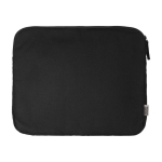 Funda para portátil de algodón reciclado con cierre de cremallera 14'' color negro primera vista