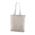 Bolsa de algodón y fibras sintéticas de asas largas 130 g/m2 color natural quinta vista