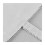 Bolsa de algodón Fairtrade con asas largas en varios colores 180g/m2 color blanco tercera vista