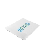 Alfombrilla cuadrada con reposamuñecas para impresión a todo color color blanco vista principal