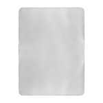 Manta de poliéster personalizable de 2 colores reversibles 150g/m2 color gris vista detalle