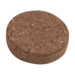 Maceta de corcho y semillas de flores silvestres para plantar color marrón vista detalle