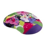 Alfombrilla redonda con reposamuñecas para impresión a todo color color blanco primera vista