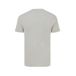Camiseta personalizada algodón reciclado y orgánico 180 g/m2 Iqoniq Manuel color gris claro jaspeado segunda vista