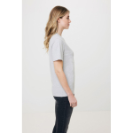 Camiseta personalizada algodón reciclado y orgánico 180 g/m2 Iqoniq Manuel color gris claro jaspeado