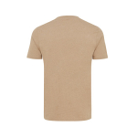 Camiseta personalizada algodón reciclado y orgánico 180 g/m2 Iqoniq Manuel color marrón claro segunda vista