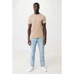 Camiseta personalizada algodón reciclado y orgánico 180 g/m2 Iqoniq Manuel color marrón claro