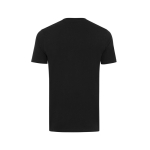 Camiseta mix algodón reciclado y orgánico casual fit 180 g/m2 Iqoniq color negro segunda vista