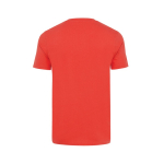 Camiseta mix algodón reciclado y orgánico casual fit 180 g/m2 Iqoniq color rojo segunda vista