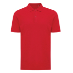 Polo de piqué regular fit de algodón eco 220 g/m2 Iqoniq Yosemite color rojo