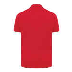 Polo de piqué regular fit de algodón eco 220 g/m2 Iqoniq Yosemite color rojo segunda vista